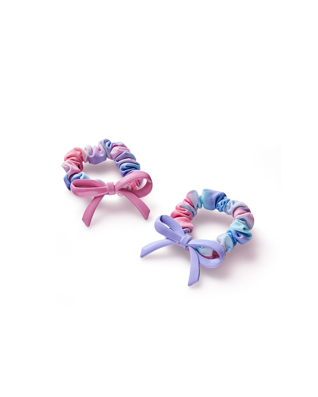 Bow Hair Scrunchie Set