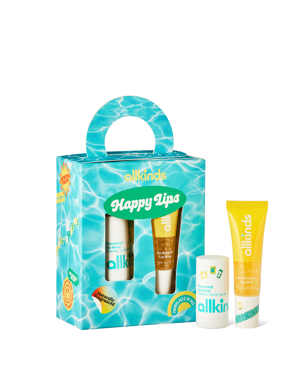 Tropical Coconut Happy Lips Set