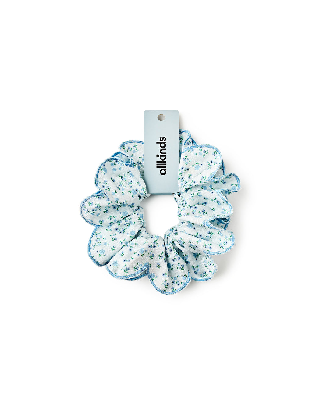 Scallop Print Scrunchie