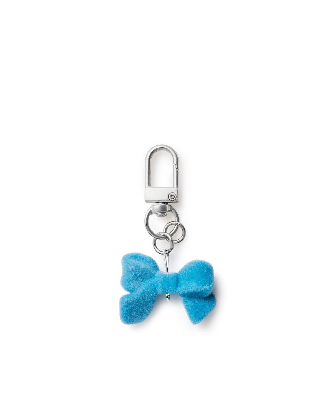 Flocked Bow Charm