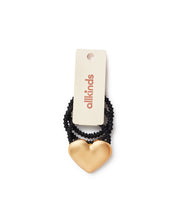 Load image into Gallery viewer, Metal Hair Ties Set Heart
