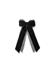 Load image into Gallery viewer, Flocked Bow Barrette

