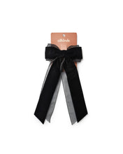 Load image into Gallery viewer, Flocked Bow Barrette
