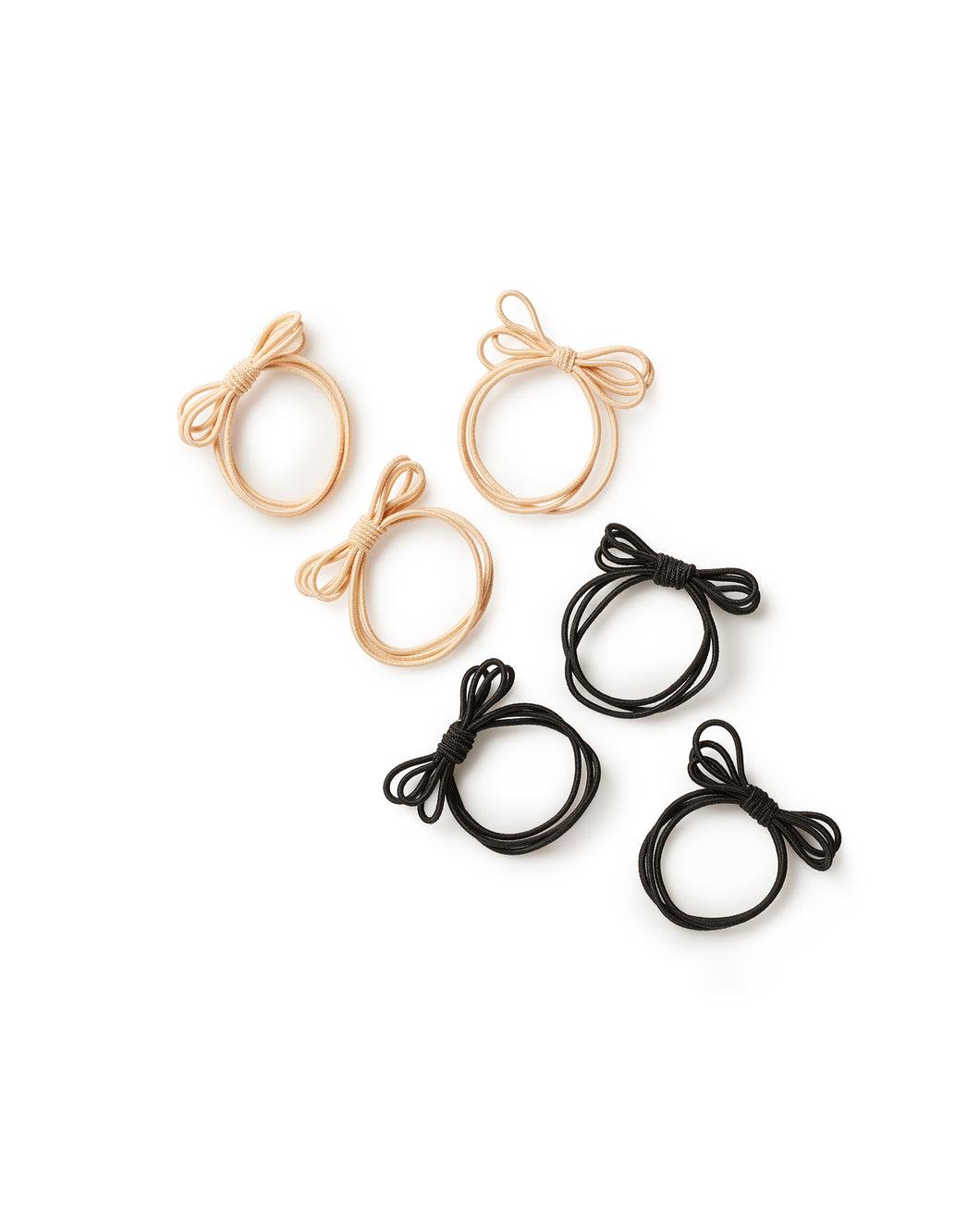 Bow Elastics Hair Tie Set