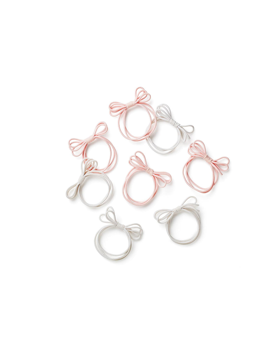 Bow Elastics Hair Set Tie Set