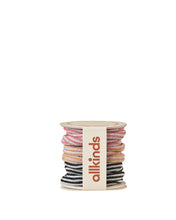 Load image into Gallery viewer, Metallic Stripe Hair Tie Set
