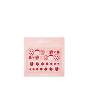 Load image into Gallery viewer, Burgundy Flowers Nail Wraps
