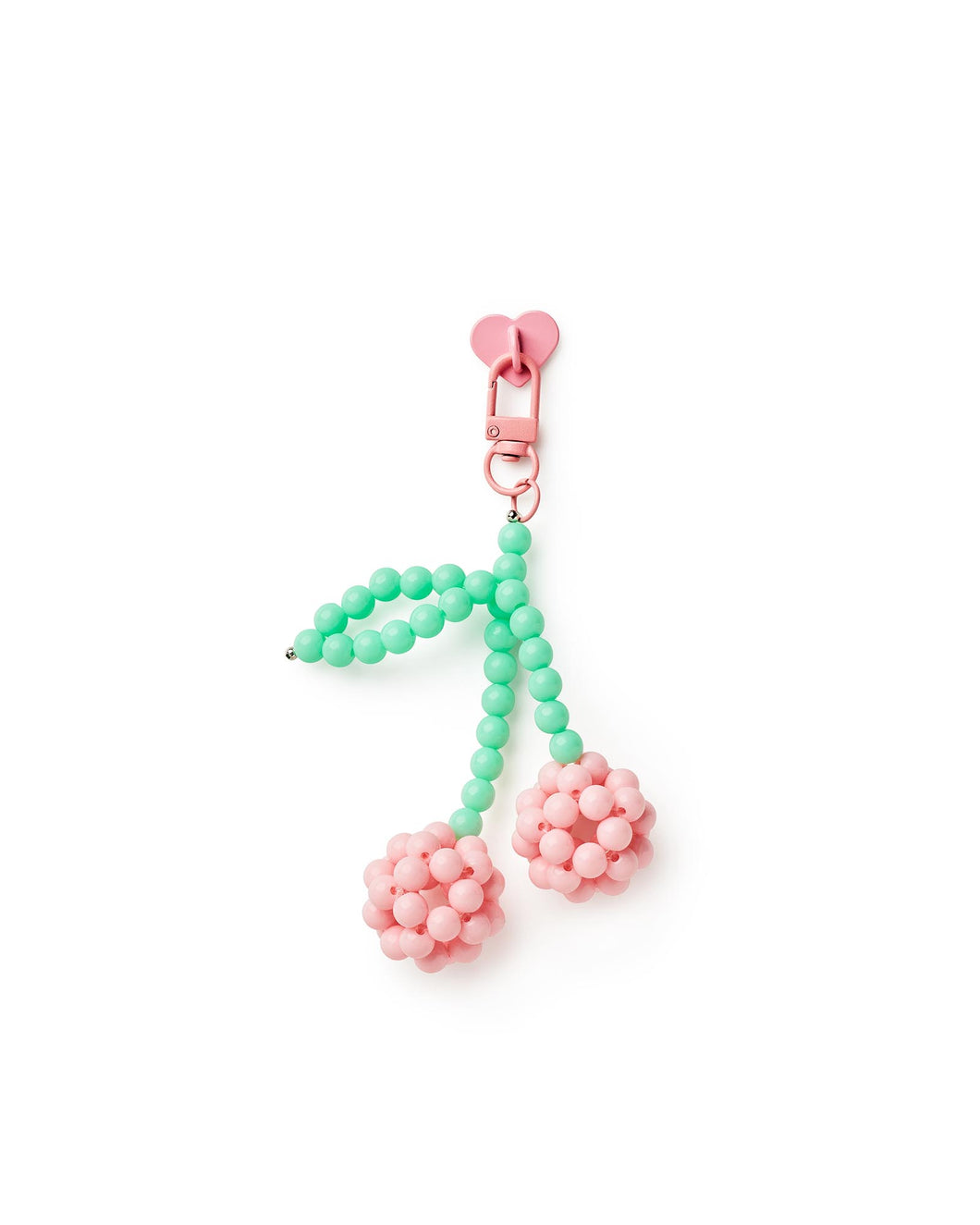 Medium Beaded Cherry Charm