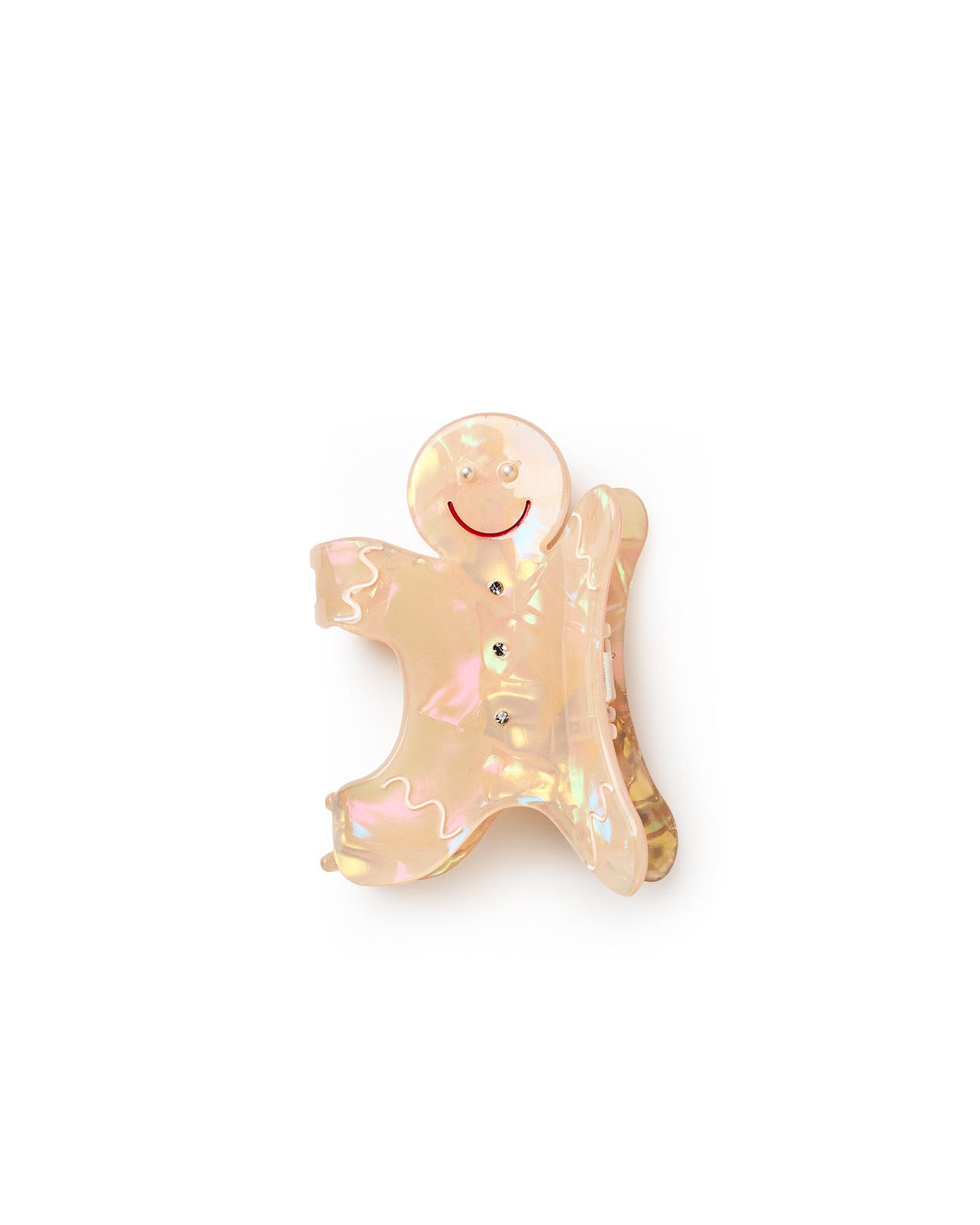 Gingerbread Man Hair Claw