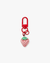 Load image into Gallery viewer, Strawberry Flocked Charm
