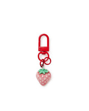 Load image into Gallery viewer, Strawberry Flocked Charm
