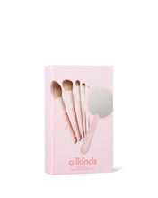 Load image into Gallery viewer, Compact Mirror and Makeup Brush Set
