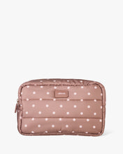 Load image into Gallery viewer, Polka Dot Puffer Cosmetic Bag
