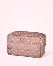Load image into Gallery viewer, Polka Dot Puffer Cosmetic Bag
