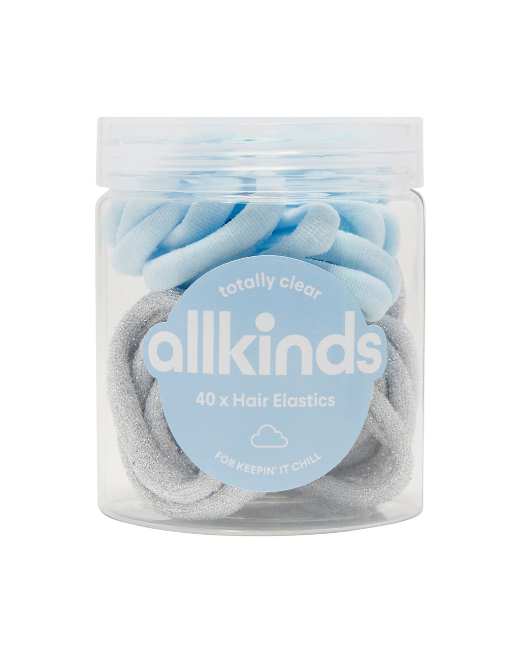 Hair Elastics Tub - Set of 40