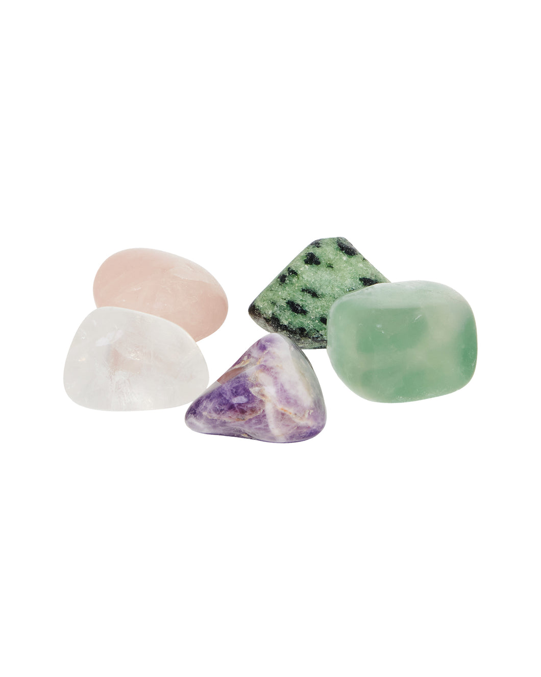 5 Tumbled Stones Crystal Set